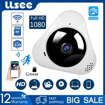 LLSEE YOOSEE, 1080P, панорамная камера, 360 градусов, умный ребенок, мини-видеонаблюдение Wi-Fi, защищенная IP-камера, ночное видение, двусторонний вызов