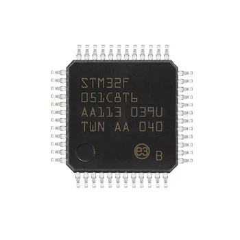 1ШТ 100% Оригинальный Новый STM32F051C8T6TR LQFP-48 32-разрядный микроконтроллер 48 МГц 64 КБ флэш-памяти монолитный микроконтроллер