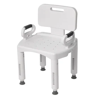 Кресло для душа Drive Medical премиум серии со спинкой и подлокотниками табурет для душа стул стремянка мебель для ванной комнаты